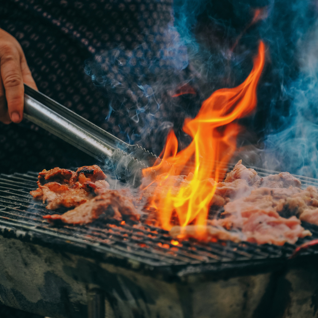 Use tongs, not forks