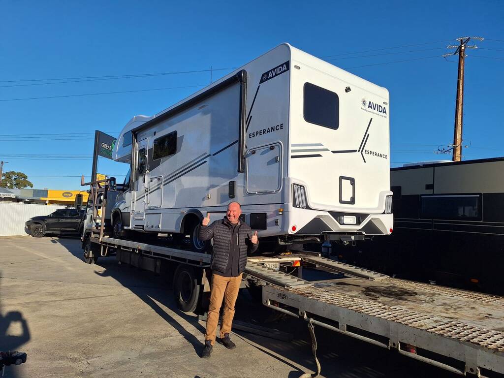 20240702 Great Southern RV first unit arriving